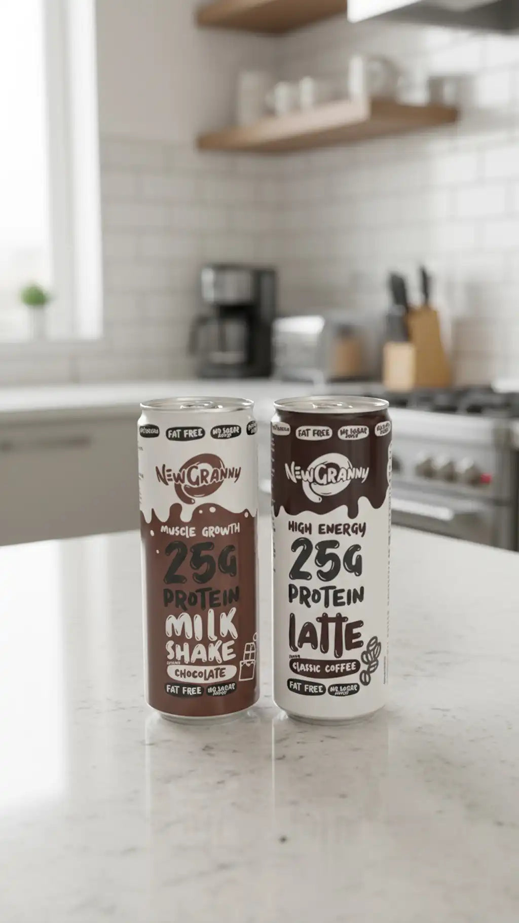 NewGranny Protein Latte – kawa proteinowa w puszce 250 ml, 25 g białka