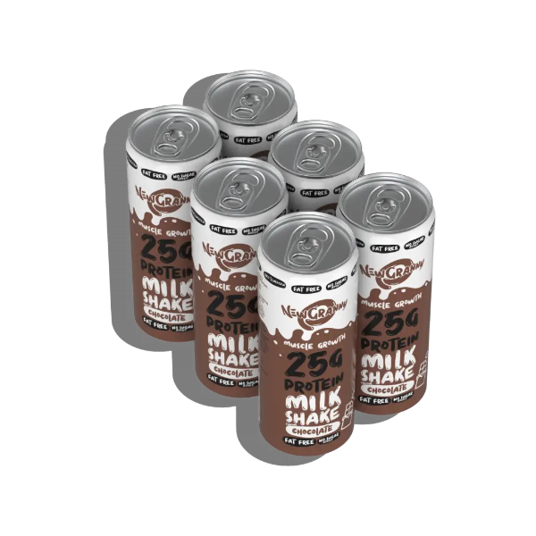 NewGranny Protein MilkShake 25g Chocolate 6-pak - Napoje w zgrzewce 6 sztuk