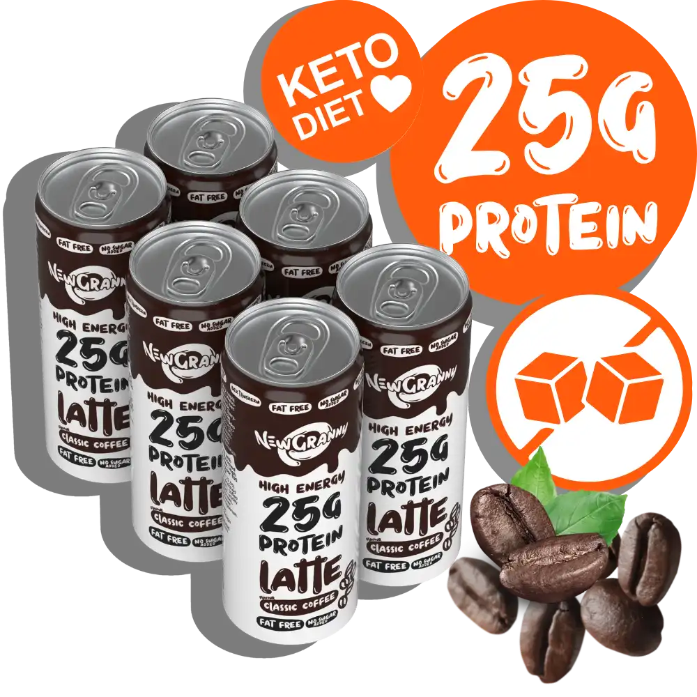 Zestaw 6 puszek × NewGranny Protein Latte – codzienna dawka energii i białka