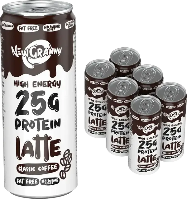 Zestaw 6 puszek × NewGranny Protein Latte – codzienna dawka energii i białka