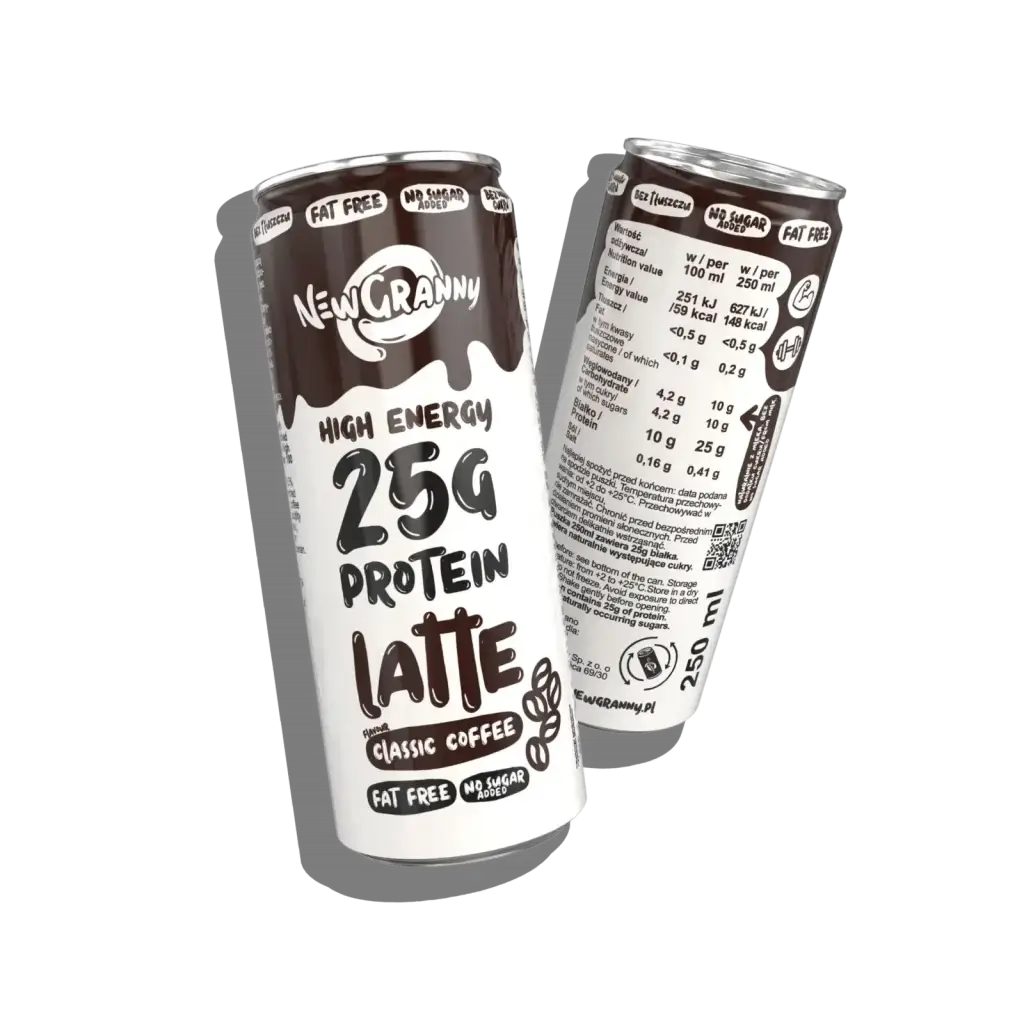 NewGranny Protein Latte 25g Classic Coffee 6 - pak - Napoje