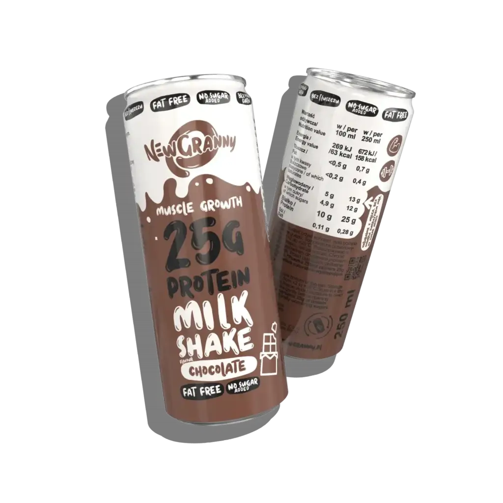 NewGranny Protein MilkShake 25g Chocolate 6 - pak - Napoje